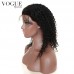 7A Grade Brazilian Virgin Kinky Curly Wig Glueless Lace Front Human Hair Wig